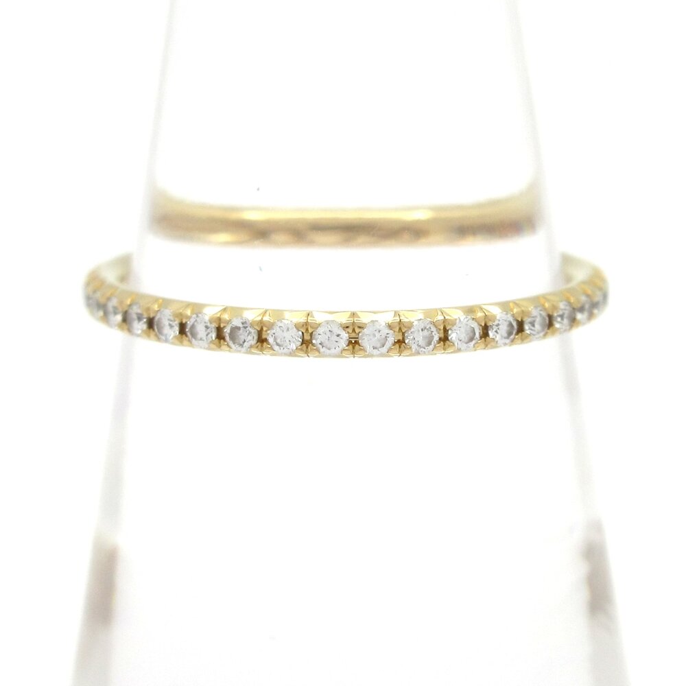 Tiffany & Co. Metro Ring 18K Yellow Gold Diamond